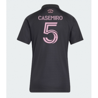Inter Miami Casemiro #5 Maglia Gara Trasferta Repliche 2026-27 Donna Maniche Corte